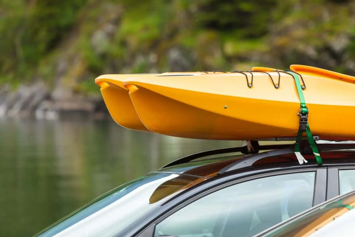 Car with Kayak on top