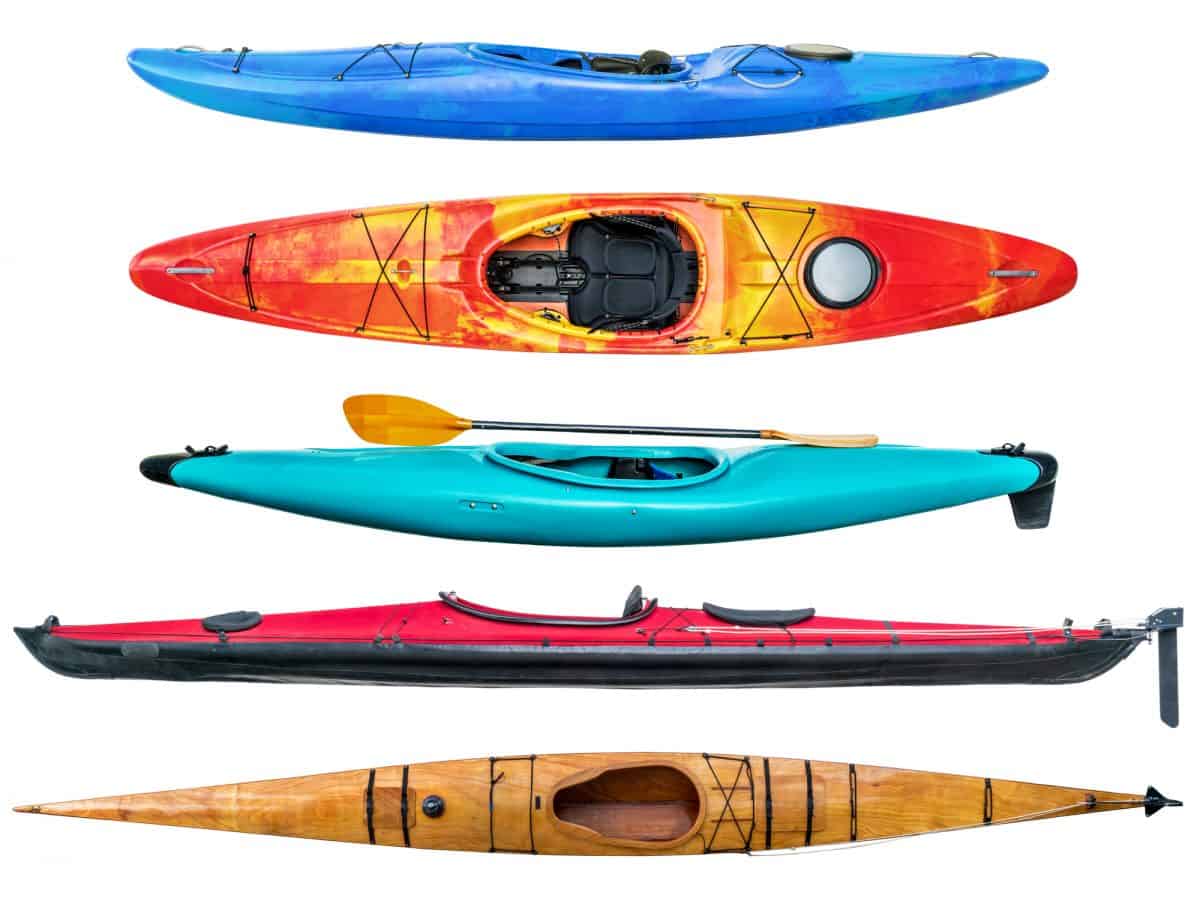 Collection of different kayak - Best Material For A Kayak?