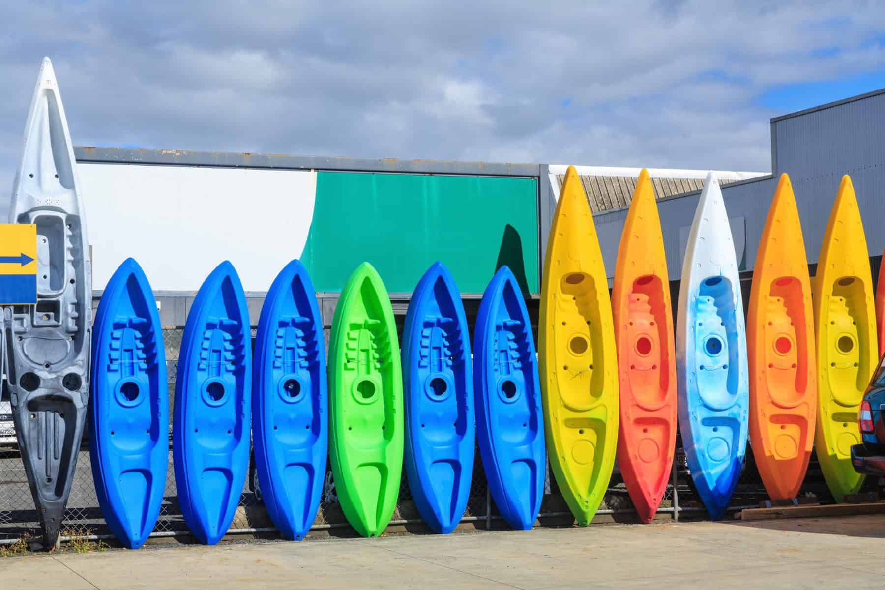 different types of material that kayaks are made from